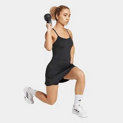 Adidas Originals Women's Essentials Integrated Shorts Training Dress In Black