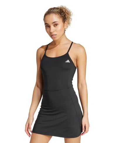 Adidas Originals Women's Essentials Integrated Shorts Training Dress In Black