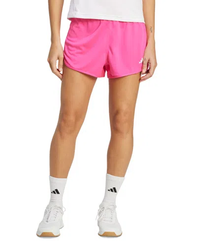 Adidas Originals Women's Essentials Knit High-rise Shorts In Pink