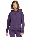Adidas Originals Women's Essentials Long-sleeve Logo Hoodie In Purple
