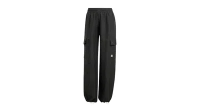 Pre-owned Adidas Originals Women's Essentials Woven Cargo Pant In Black