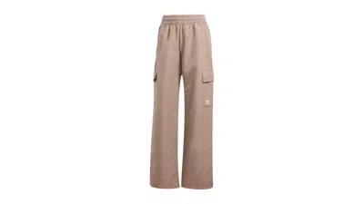 Pre-owned Adidas Originals Women's Essentials Woven Cargo Pant In Trace Brown