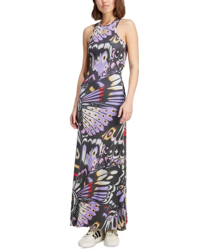 Adidas Originals Women's Farm Butterfly-print Maxi Dress