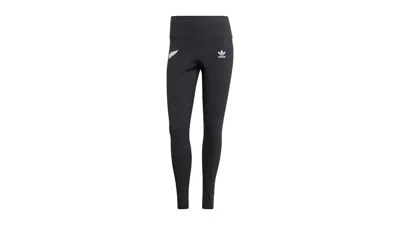 Pre-owned Adidas Originals Women's Ferns Essentials Highwaist Leggings In Black