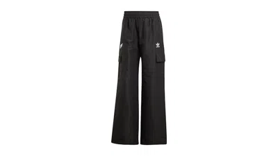 Pre-owned Adidas Originals Women's Ferns Essentials Woven Cargo Pant Tracksuit Bottoms In Black