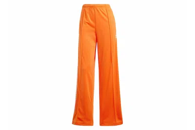 Pre-owned Adidas Originals Women's Firebird Loose Track Pants Orange
