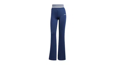 Pre-owned Adidas Originals Women's Flared Pant In Night Indigo In Purple