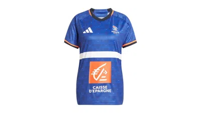 Pre-owned Adidas Originals Women's France Handball Replica Jersey In Semi Lucid Blue