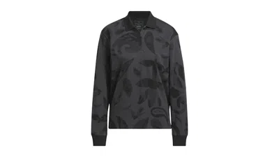 Pre-owned Adidas Originals Women's Goto Polo Shirt In Black