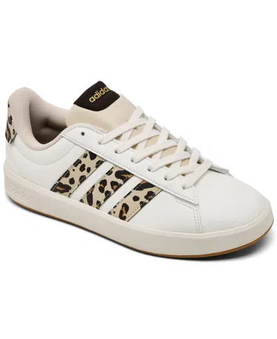 Adidas Originals Women's Grand Court 3.0 Casual Sneakers From Finish Line In White