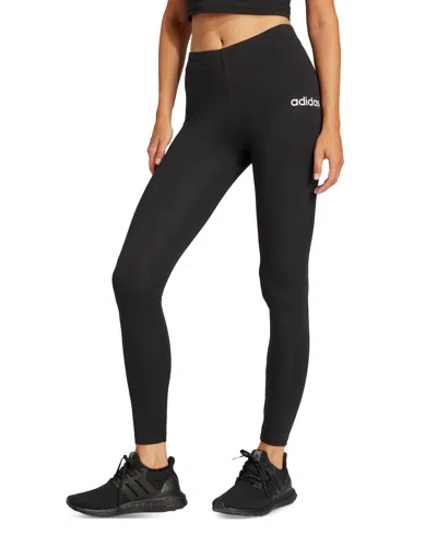 Adidas Originals Women's Hip-logo Full-length Athletic Tights In Black