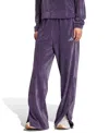 Adidas Originals Women's House Of Tiro Open-hem Pants In Purple