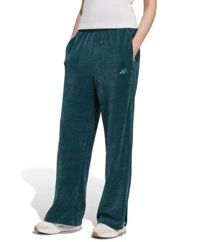 Adidas Originals Women's House Of Tiro Open-hem Pants In Green