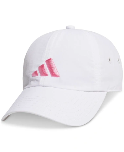 Adidas Originals Women's Influencer 3 Hat In White,bliss Pink