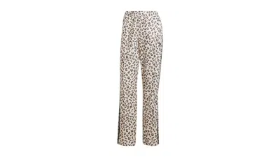 Pre-owned Adidas Originals Women's Leopard Firebird Track Pants In Black