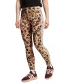 Adidas Originals Women's Leopard-print Cotton-blend High-rise Leggings In Animal Print