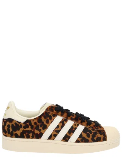 Adidas Originals Women's Leopard Print Low Top Sneakers In Multicolour