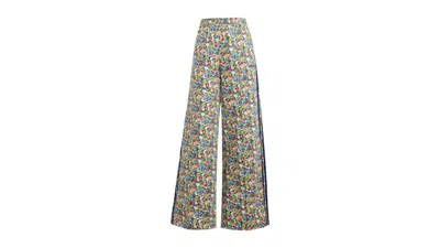 Pre-owned Adidas Originals Women's Liberty London Wide Leg Track Pants