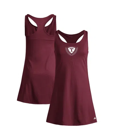 Adidas Originals Women's Maroon Texas A&m Aggies Spring Fling Active Racerback Skort Dress