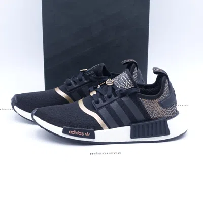 Pre-owned Adidas Originals Women's Nmd_r1 Sneakers Gy6300 Black/rose Gold In Pink