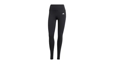 Pre-owned Adidas Originals Women's Optime Essentials Stay In Play Fulllength Leggings In Black