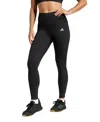 Adidas Originals Women's Optime Rib 7/8 Length Training Leggings In Black