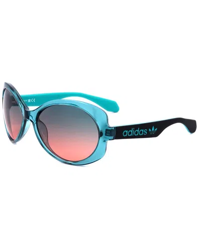 Adidas Originals Women's Or0020 56mm Sunglasses In Blue