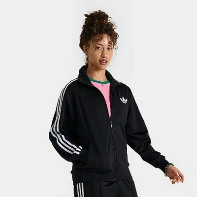 Adidas Originals Women's Originals Adicolor 3-stripes Firebird Loose Track Top In Black