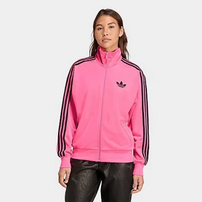 Adidas Originals Women's Originals Adicolor Classic Firebird Loose Track Top In Pink