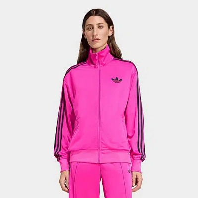 Adidas Originals Women's Originals Adicolor Classic Firebird Loose Track Top In Pink
