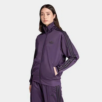 Adidas Originals Women's Originals Adicolor Classic Firebird Loose Track Top In Purple