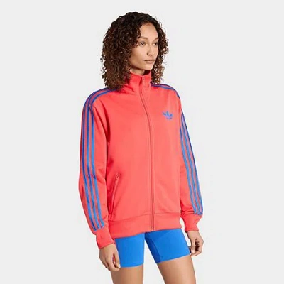 Adidas Originals Women's Originals Adicolor Classic Firebird Loose Track Top In Red