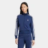 Adidas Originals Adidas Firebird Adicolor Knit Track Jacket In Blue
