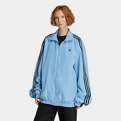Adidas Originals Women's Originals Adilenium Season 3 Oversized Track Top In Blue