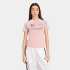 Adidas Originals Teamgeist Logo-stripe T-shirt In Pink