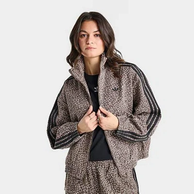 Adidas Originals Women's Originals Allover Print Firebird Oversized Track Jacket In Multi