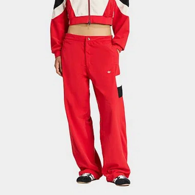 Adidas Originals Women's Originals Blocking Track Pants In Red