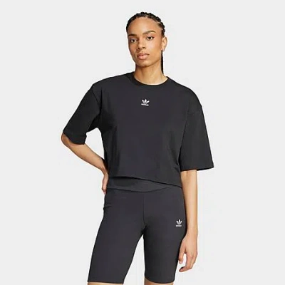 Adidas Originals Women's Originals Essentials Rib Tank Top In Black