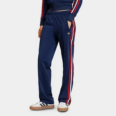 Adidas Originals Firebird Recycled Polyester Track Pants In Blue