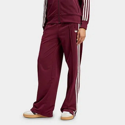 Adidas Originals Women's Originals Firebird Loose Track Pants In Burgundy