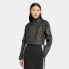 Adidas Originals Women's Originals Firebird Pleather Jacket In Black