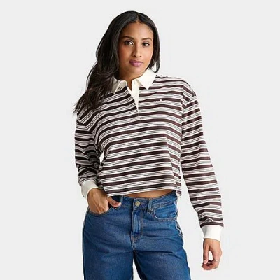 Adidas Originals Women's Originals Long-sleeve Polo T-shirt In Multi