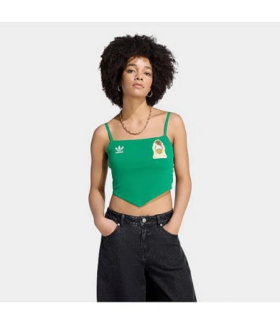 Adidas Originals Women's Originals Mexico Reconstructed Bringback Jersey In Green