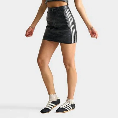 Adidas Originals Women's Originals Pleather Mini Skirt In Black