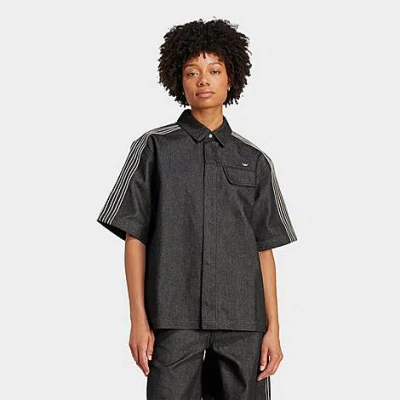 Adidas Originals Women's Originals Premium Essentials Denim T-shirt In Black