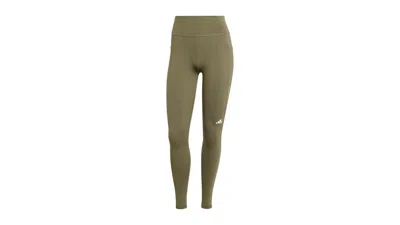 Pre-owned Adidas Originals Women's Own The Run Fulllength Leggings In Olive Strata In Green