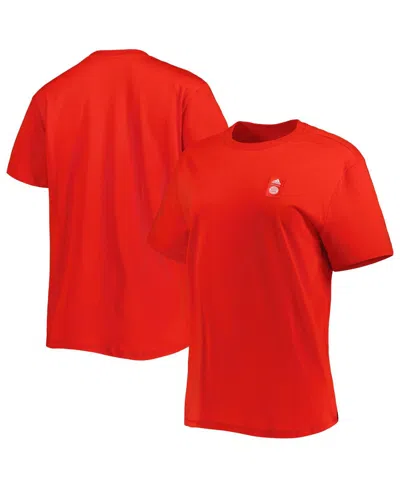 Adidas Originals Women's Red Bayern Munich Dna T-shirt