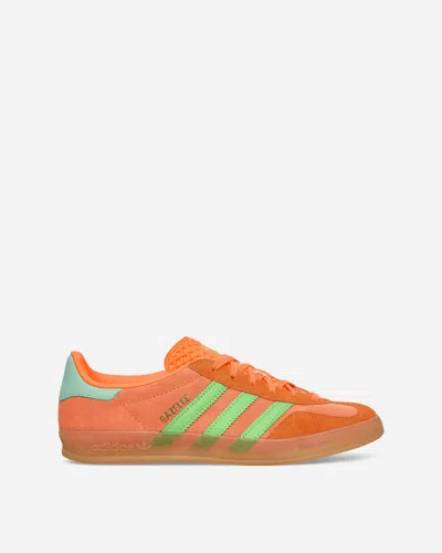 ADIDAS ORIGINALS WOMEN S GAZELLE INDOOR SNEAKERS CLEAR MINT / SOLAR ORANGE / SOLAR GREEN
