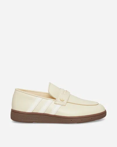 Adidas Originals Women S Handball Spezial Loafers Shoes Warm Vanilla / Off White In Multi