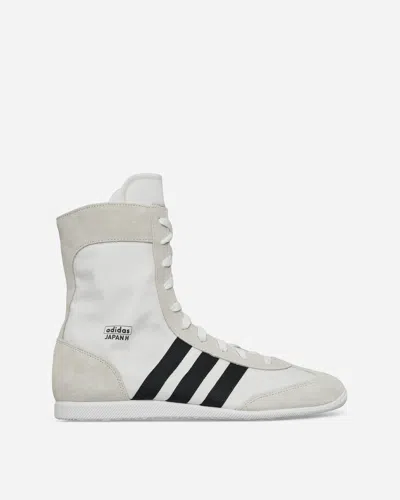 Adidas Originals Japan H Suede-trimmed Canvas High-top Sneakers In White
